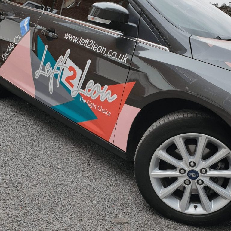 Left To Leon Driving School vehicle livery