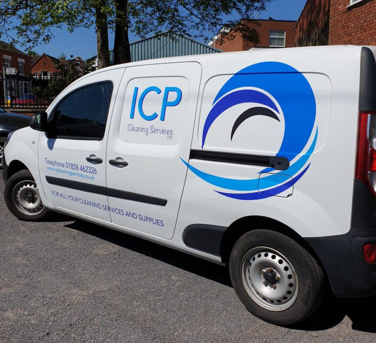 ICP Cleaning Services vehicle livery