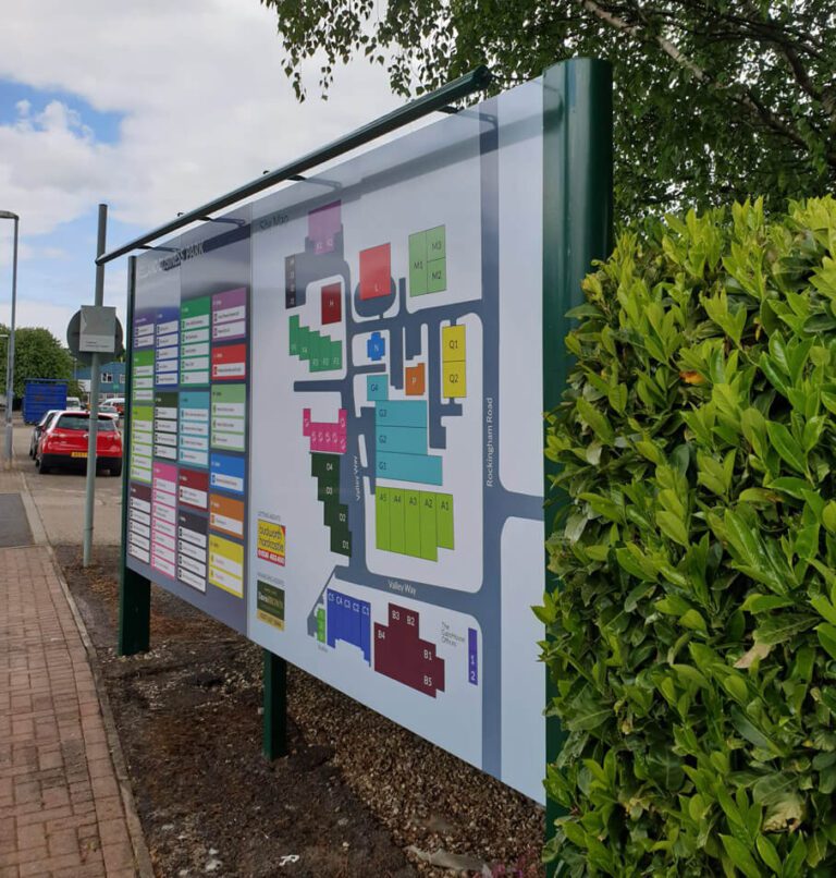 Welland Business Park totem sign